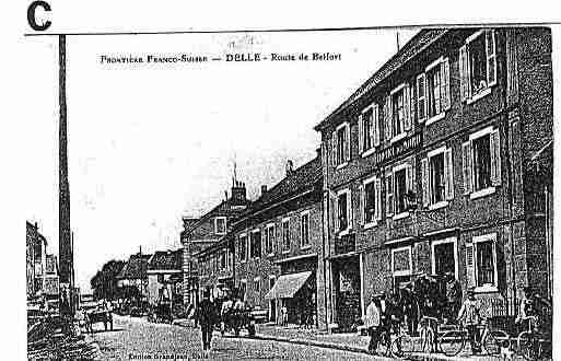 Ville de DELLE Carte postale ancienne